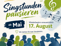 Singstundenpause MGV